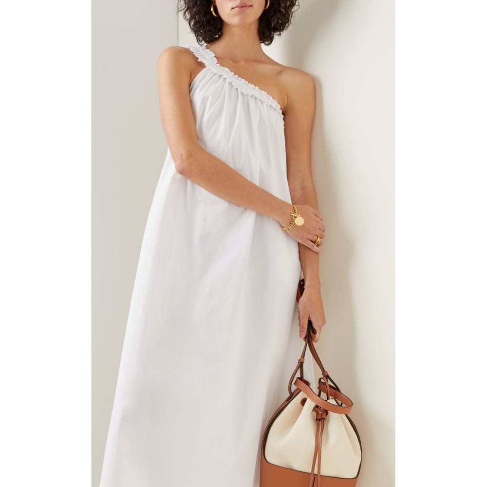 Bird & Knoll Donatella Dress in White